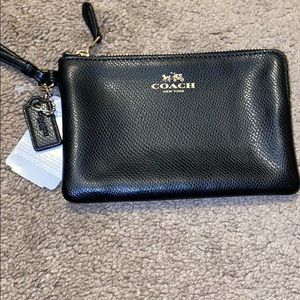 Black Coach wristlet
